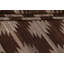Tapis brun à motif géométrique kilim 5 x 7