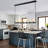 7-Light Dimmable Linear Kitchen/Island Chandelier-773579586