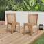 Chaise longue Farley empilable, ensemble de 2, brun clair-97703964