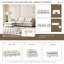 Canapé modulaire avec repose-pieds Chenille-1823207475