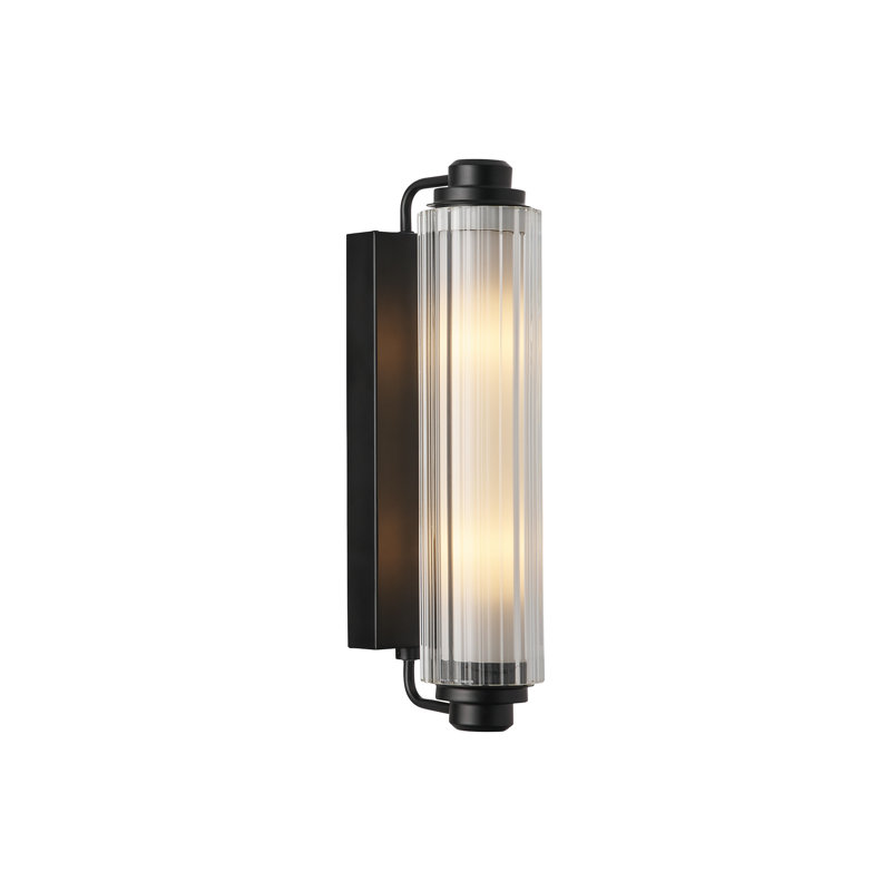Black Flush Mounted Sconce, Black