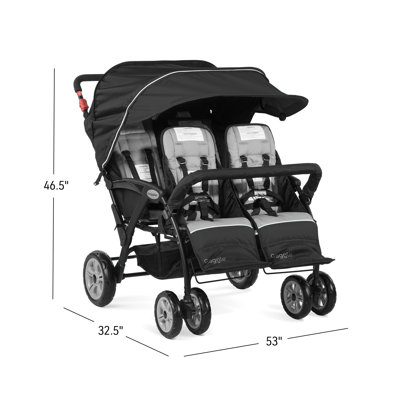 Compass Quad 4-Seat Tandem Stroller