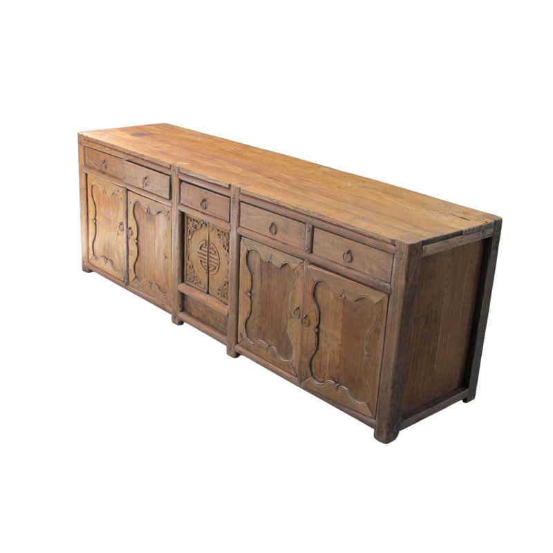 Rustic 17th Century Elm Sideboard