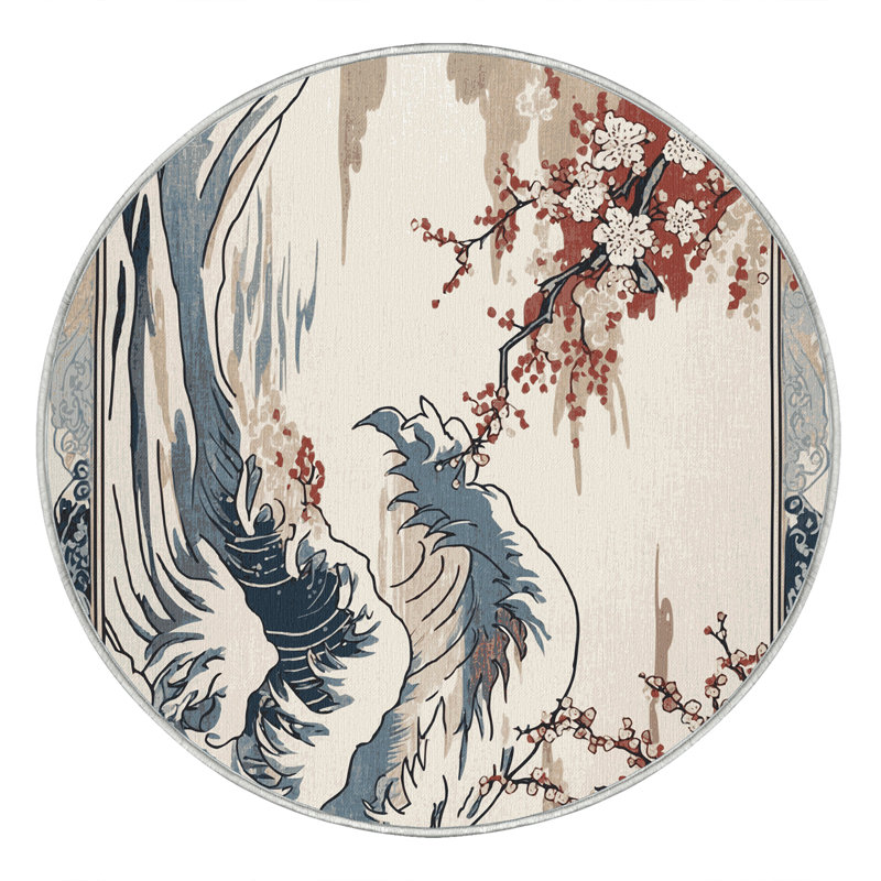 Shimmering Sakura Rug, Round 7'