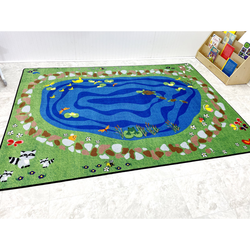 Tapis de salle à manger KidCarpet.com, Rectangle 6 pi x 8 pi 6 po