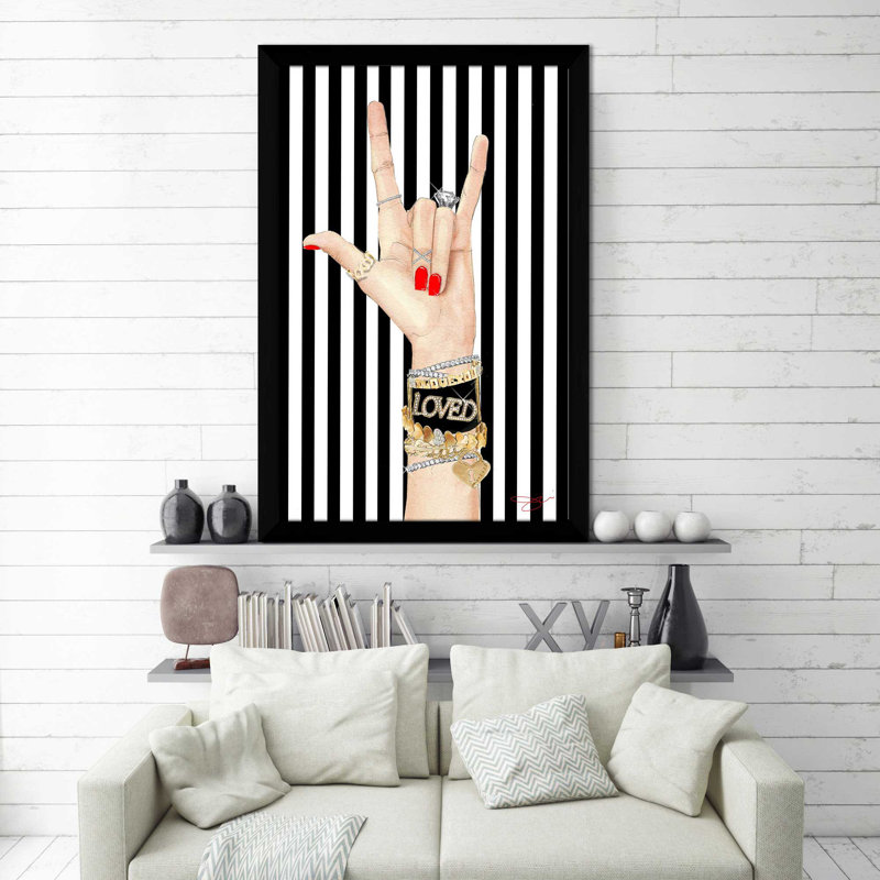«Loved» par Jodi, impression encadrée, H 51,5 po x l 35,5 po x P 0,75 po