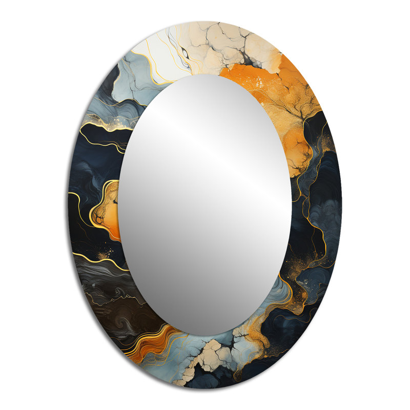 Miroir mural oval traditionnel, 40 po x 30 po