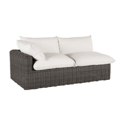 Montecito Woven Right Arm Facing Loveseat S. Gray