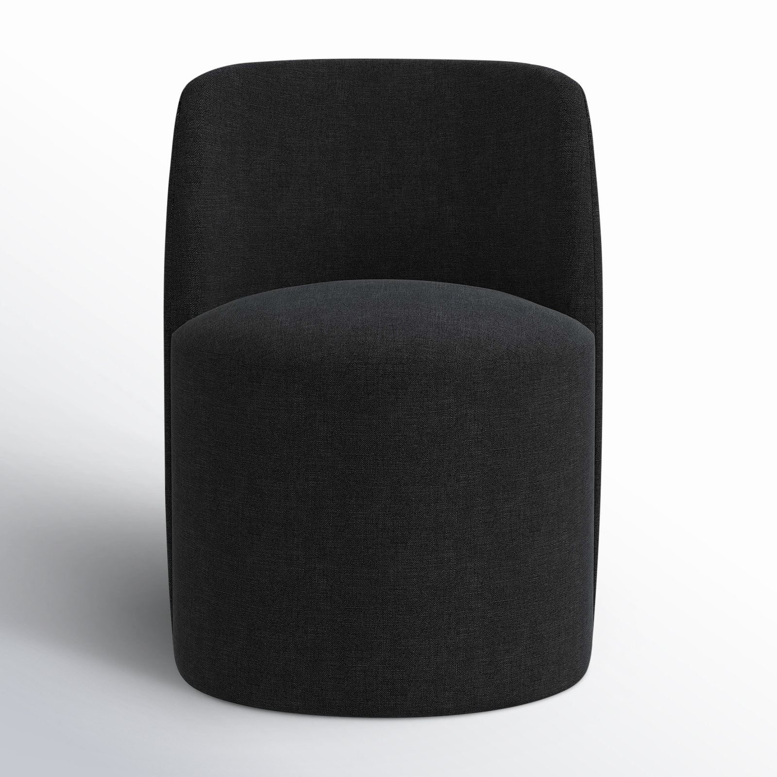 Begonia Side Chair, Classic Linen Black