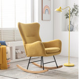 Yellow Rocking Chairs You'll Love | Wayfair