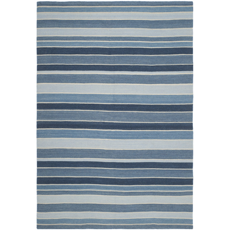 Ralph Lauren Barragan Stripe Wool Striped Rug, Rectangle 2' x 3'