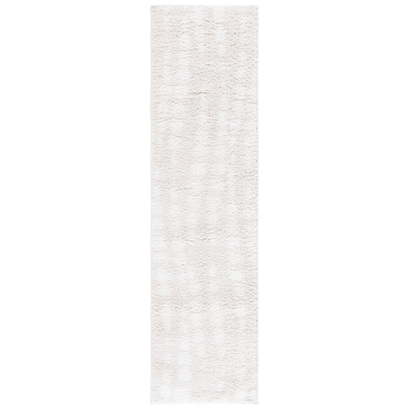 Tapis à poil long en polyester Rumi, Tapis de couloir 2 pi 2 po x 8 pi