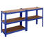 70cm W Metal Height -Adjustable Shelving Unit-20765537