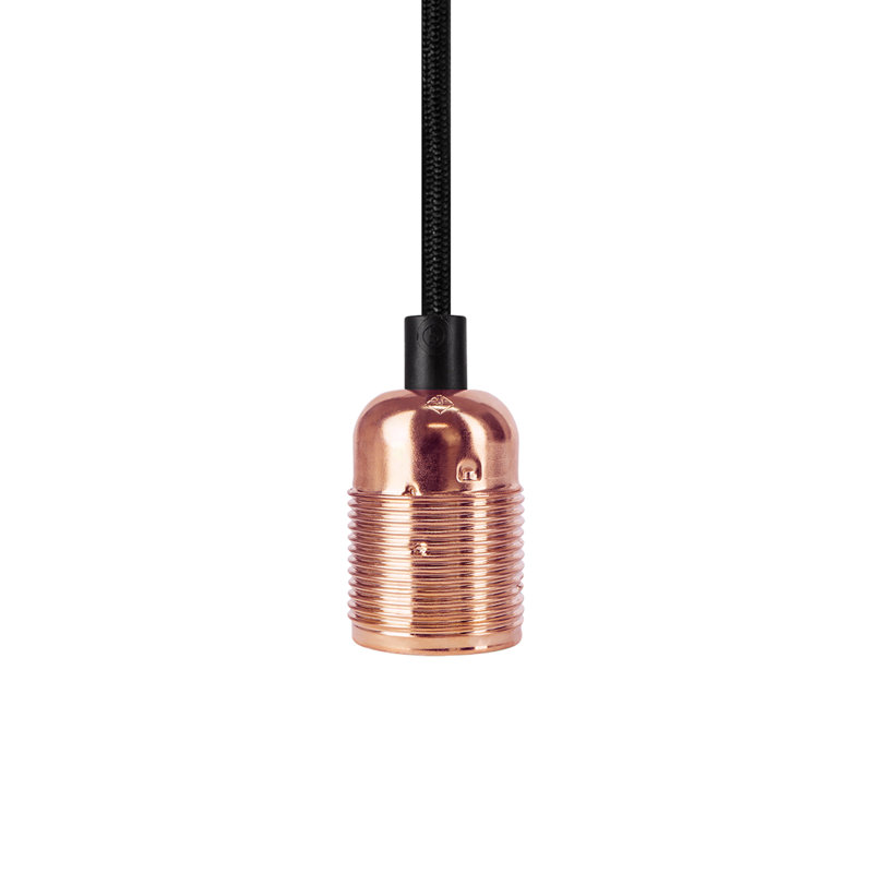 Bi 5 - Light Cluster Pendant, Glossy Copper/Black nut