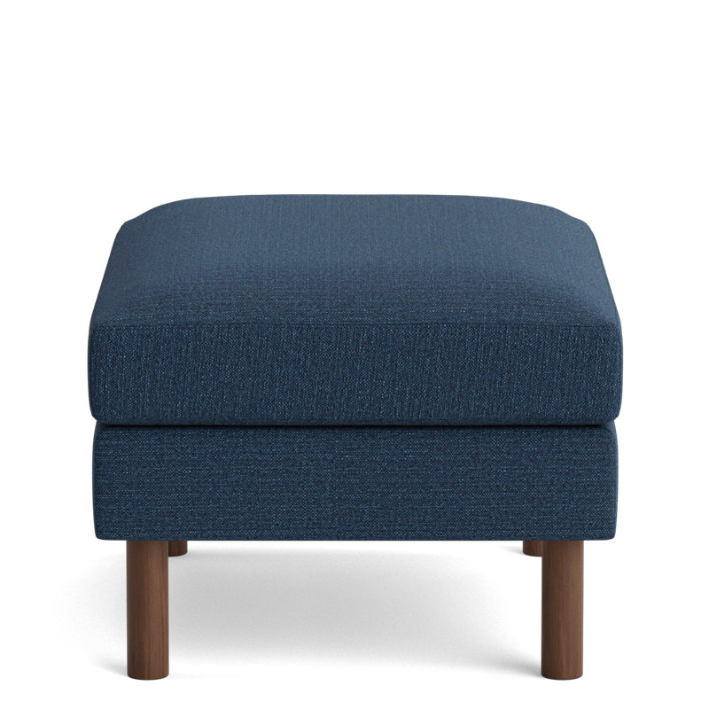 Laguna Ottoman, Performance Weave - Navy