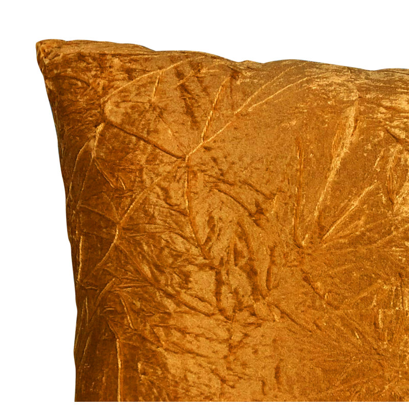 Housse de coussin carré et insert, Rouille