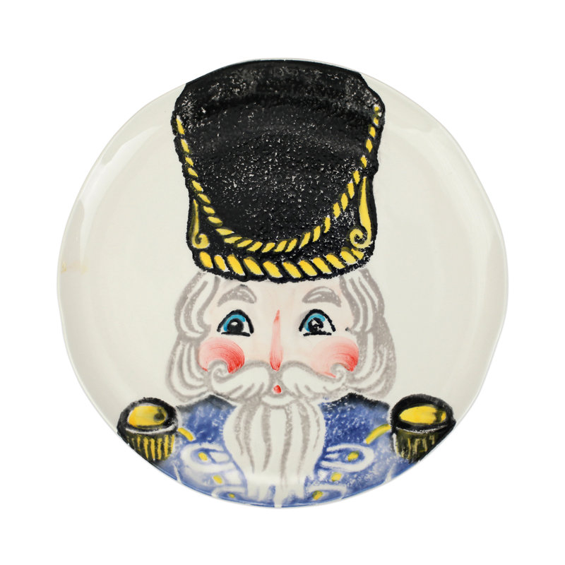 Nutcrackers Handmade Earthenware Dinner Plate