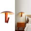  Applique murale de lecture moderne rouge avec projecteur à DEL réglable de 3 W, lampe de chevet blanche chaude 2700 K pour chambre à coucher, tête de lit, hôtel et coin lecture