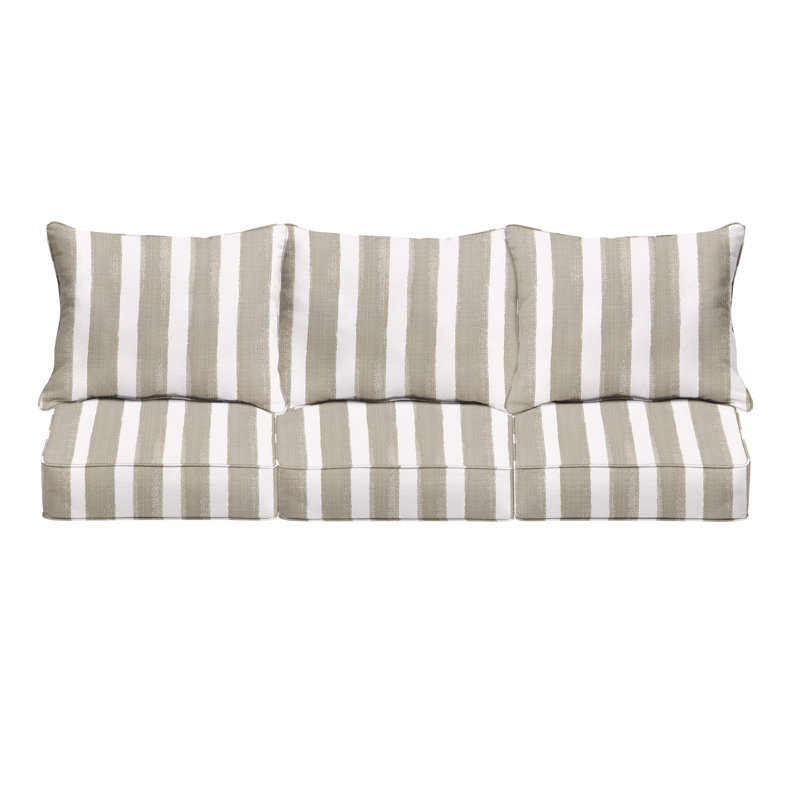 Ardengo Outdoor 5'' Sofa Seat / Back Cushion, 23" W x 25" D