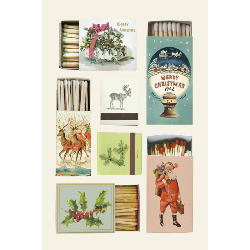 Temoor Merry Matchboxes Ll by Victoria Barnes - Wrapped Canvas Print, 122 cm H x 81 cm W