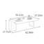 Table basse de salon en ardoise Minimalisme-134640380-134640377-134640384