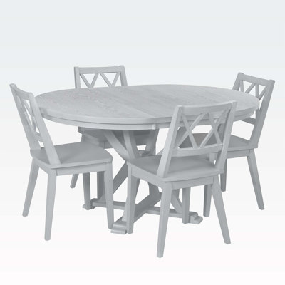 Cesello Round 41.3'' Dining Set -  Red Barrel StudioÂ®, 4A5712FC08424D82A3F0A839A7F53ABA