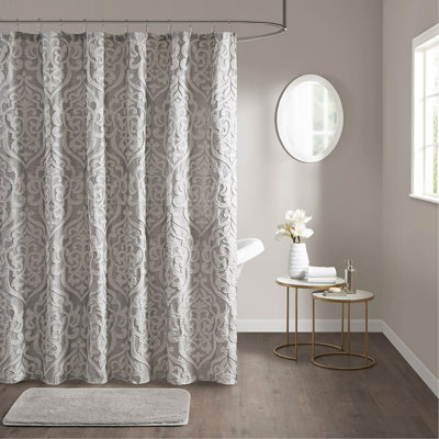 Rideau de douche jacquard