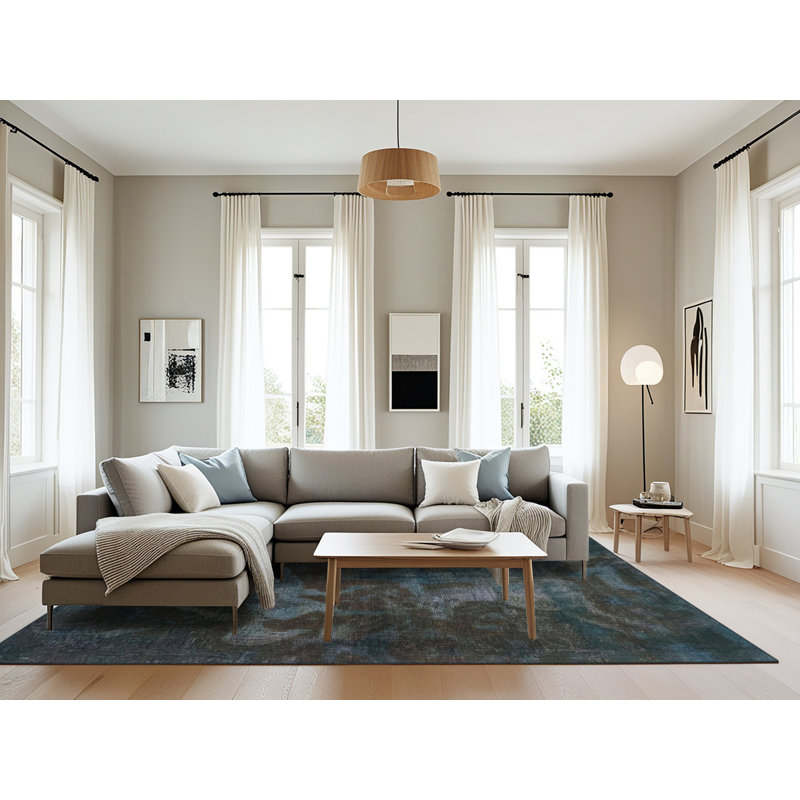 Tapis abstrait moderne 2753, Rectangle 8 pi x 10 pi