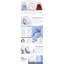 Chaise de patio bleue, forme de balançoire, structure pliable et stable portative-1541420761