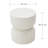 CHRONOS Concrete Side Table Round 45 x 45 x 50.8 cm