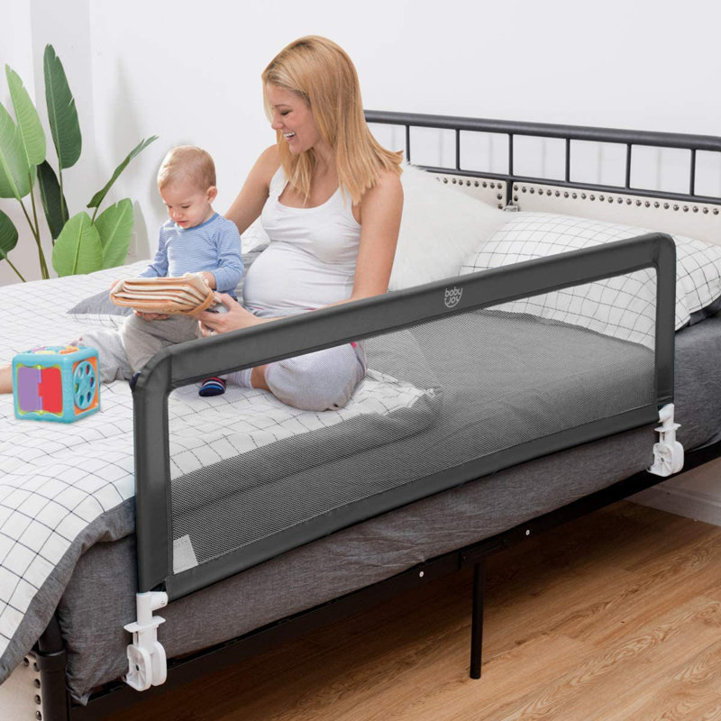 Toddler Bed Rail, Grey