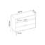 Mia 98 cm W Chest of 3 Drawers