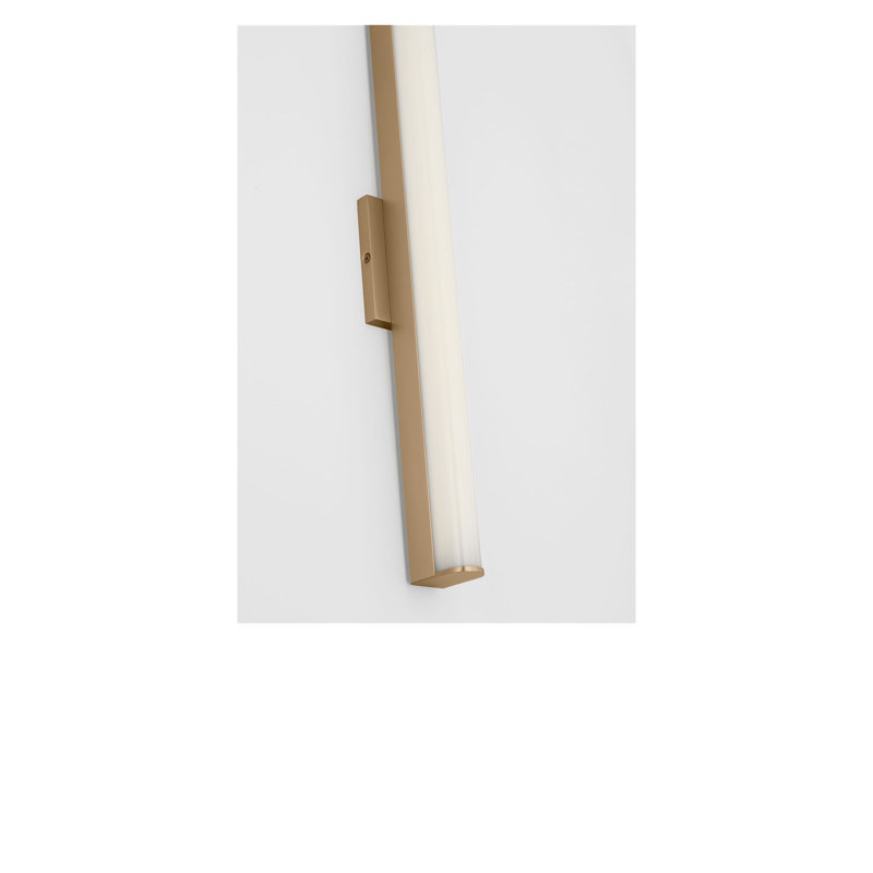 Meuble-lavabo Cavitt, Laiton satiné, H 3 po x l 24 po x P 3,1 po