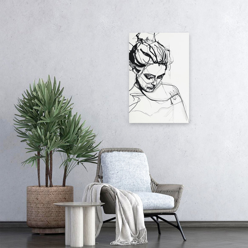 Silhouette 1 - Art figuratif, H 24 po x l 16 po