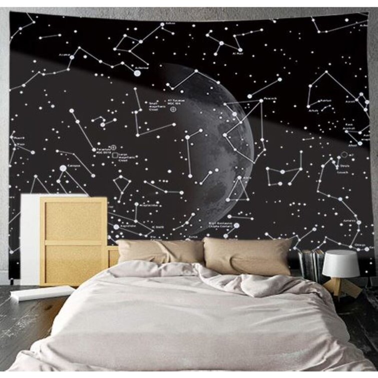 Constellation Wall Tapestry Nature Fabric Wall Decor Bedroom