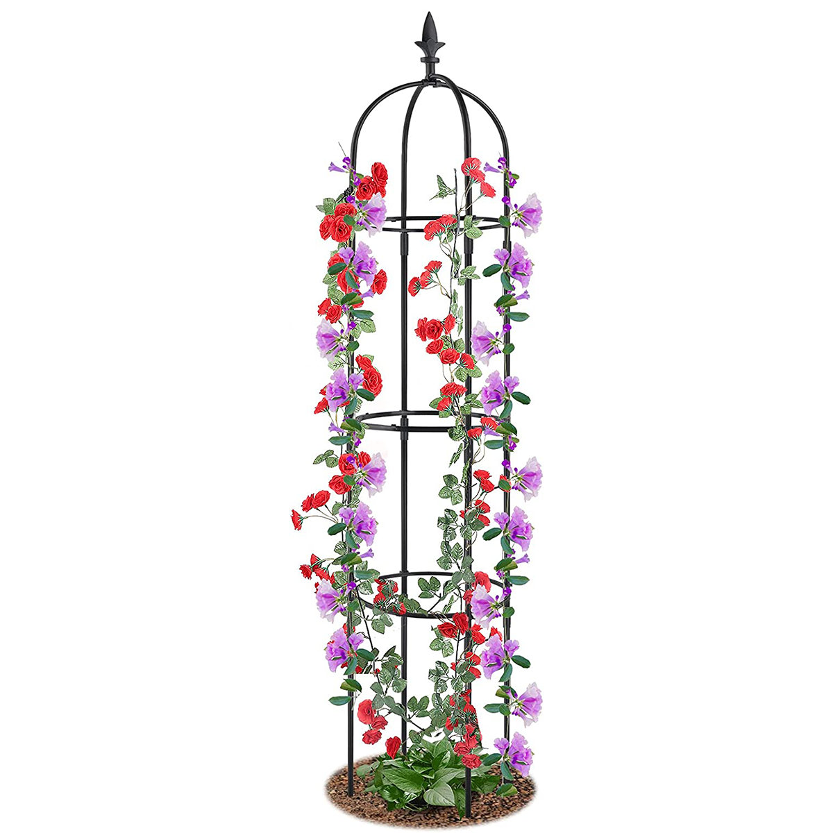 Astoria Grand Varak 69.3'' H x 16.9'' W Plastic Obelisk Trellis | Wayfair