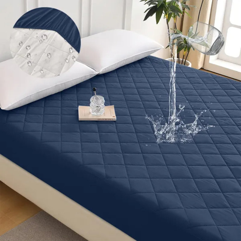 Protège-matelas imperméable ultrasonique Diamond Grid - Pleine grandeur