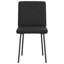  Ensemble de 2 chaises de salle à manger noires