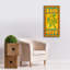 Toile épique Graffiti «Peppers Multi Green» par Andrea Strongwater, 20 po x 40 po