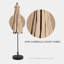 Parasol 9 pi marché Sunbrella-607371275