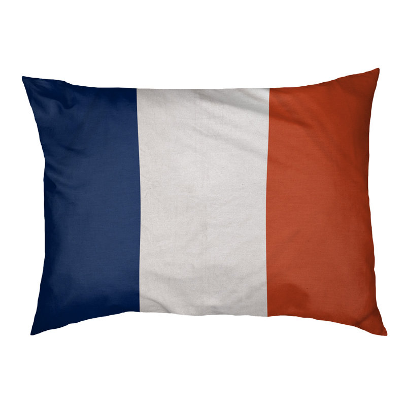 Coussin pour chien hockey Las Vegas, Grand (l 50 po x P 40 po x H 17 po), Orange / blanc / bleu marine
