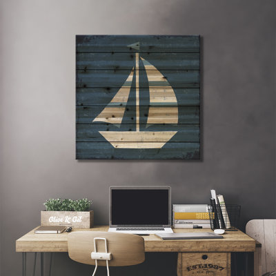 Nautical Love Sail Boat II