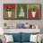 Holiday Greenery- Framed Canvas-110586592