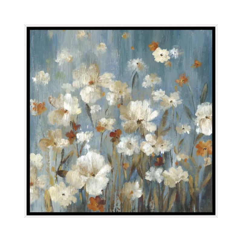 «Sweet Escape», reproduction sur toile, H 26 po x l 26 po x P 1,5 po, Pas de tapis, Cadre blanc