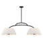 Luminaire suspendu charbon 6 lumières Lyutcho
