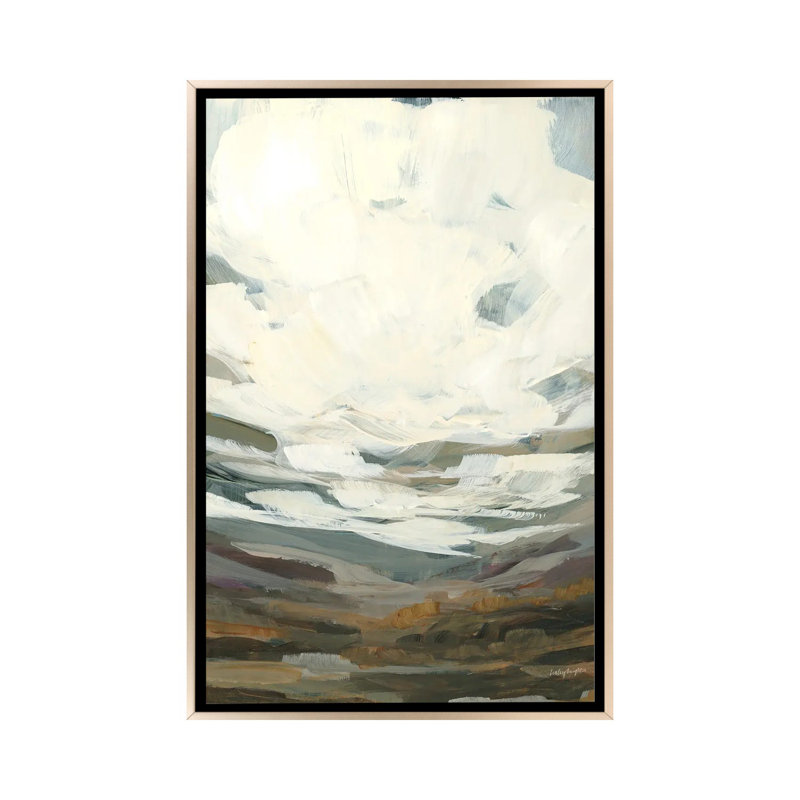Timber Thicket II - Wall Art Print - Framed Canvas, H 40 po x l 26 po, Framed Print without Mat, Champagne