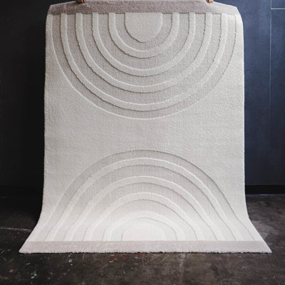 Tapis crème / gris Ransome