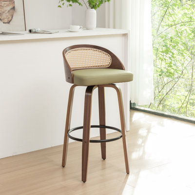 Swivel Upholstered Counter Stool