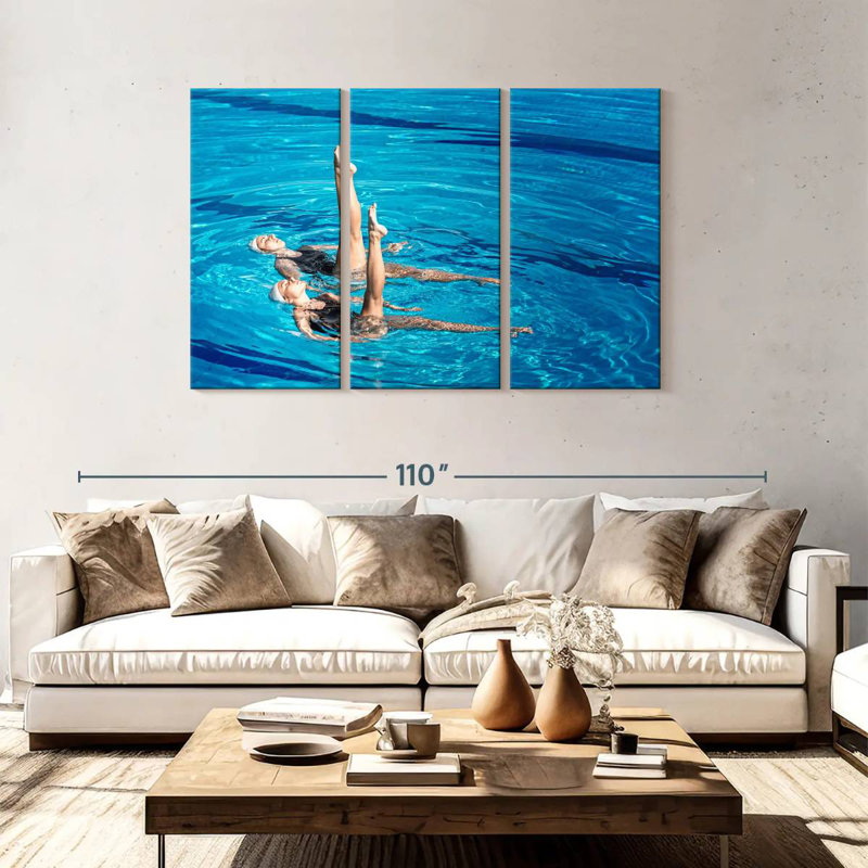 Sireci Synchronized Swimmers, 48" H x 74" W