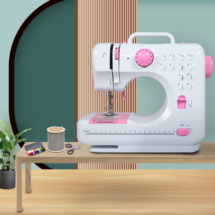 JAXPETY Mini Sewing Machine, Portable Electric Sewing Machine